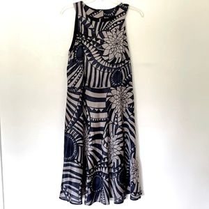 Caroll Silk Abstract Dress Size 42EU or 10US